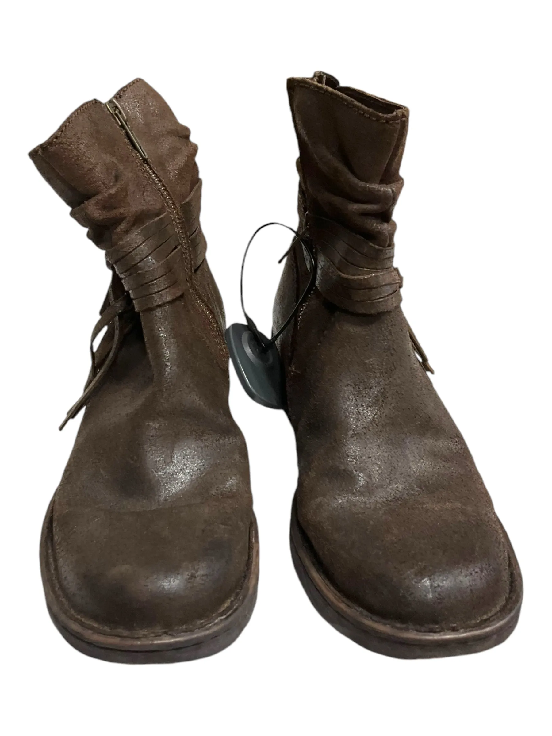Boots Ankle Heels By Born In Brown, Size: 6.5 born