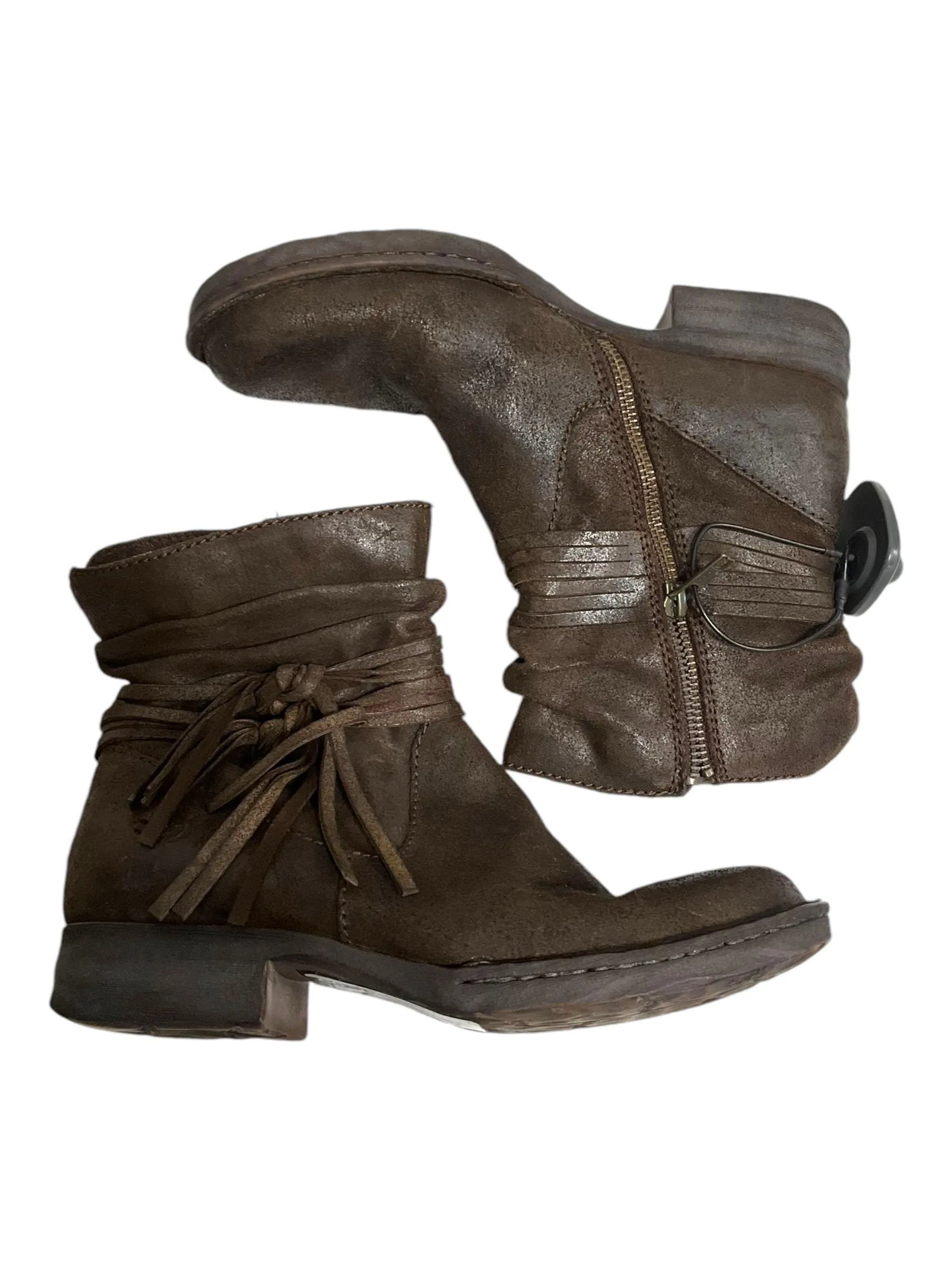 Boots Ankle Heels By Born In Brown, Size: 6.5 born