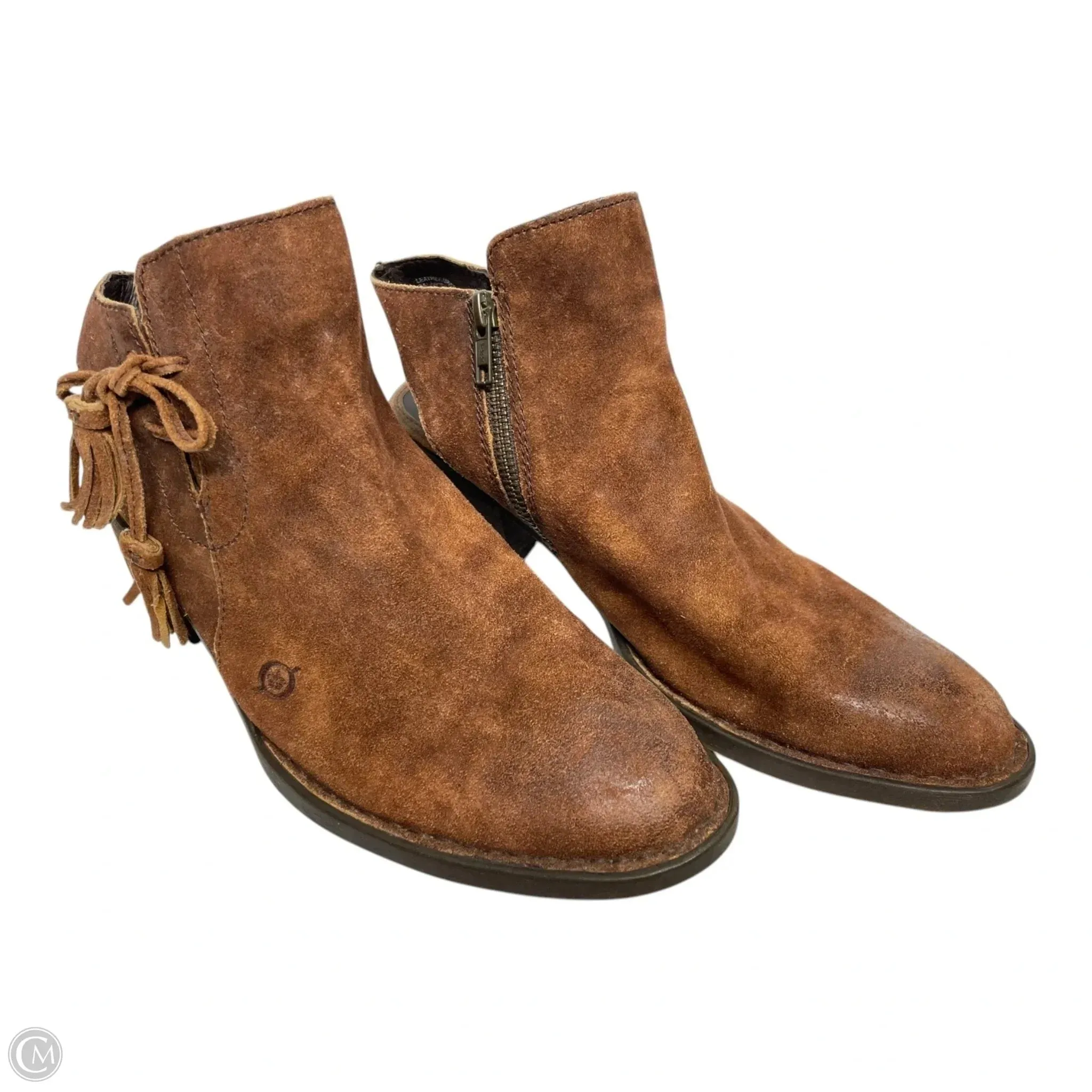 Boots Ankle Heels By Born In Brown, Size: 9 born