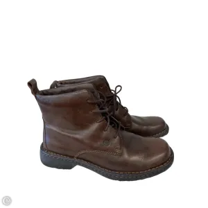 Boots Leather By Born In Brown, Size: 8.5 born