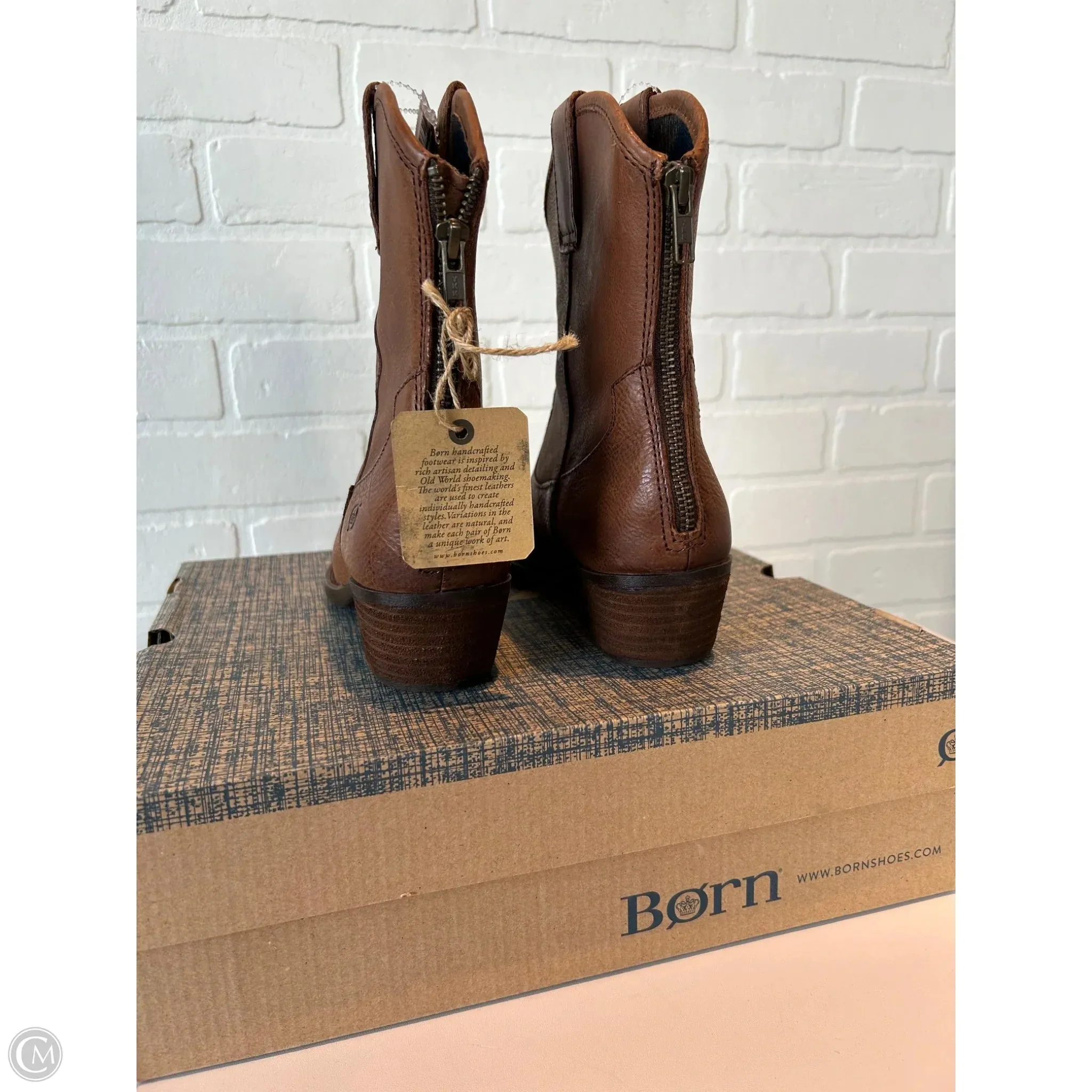 Boots Western By Born In Brown, Size: 8 born