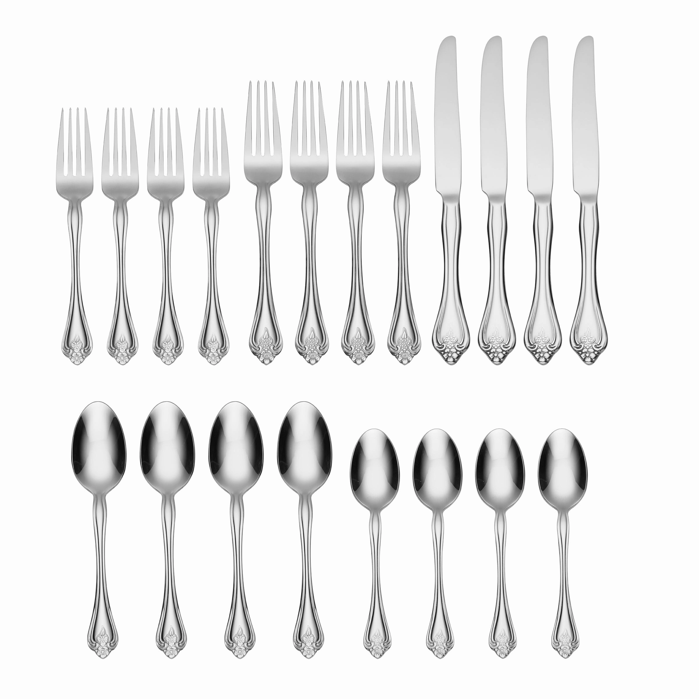 Boutonniere 20 Piece Flatware Set