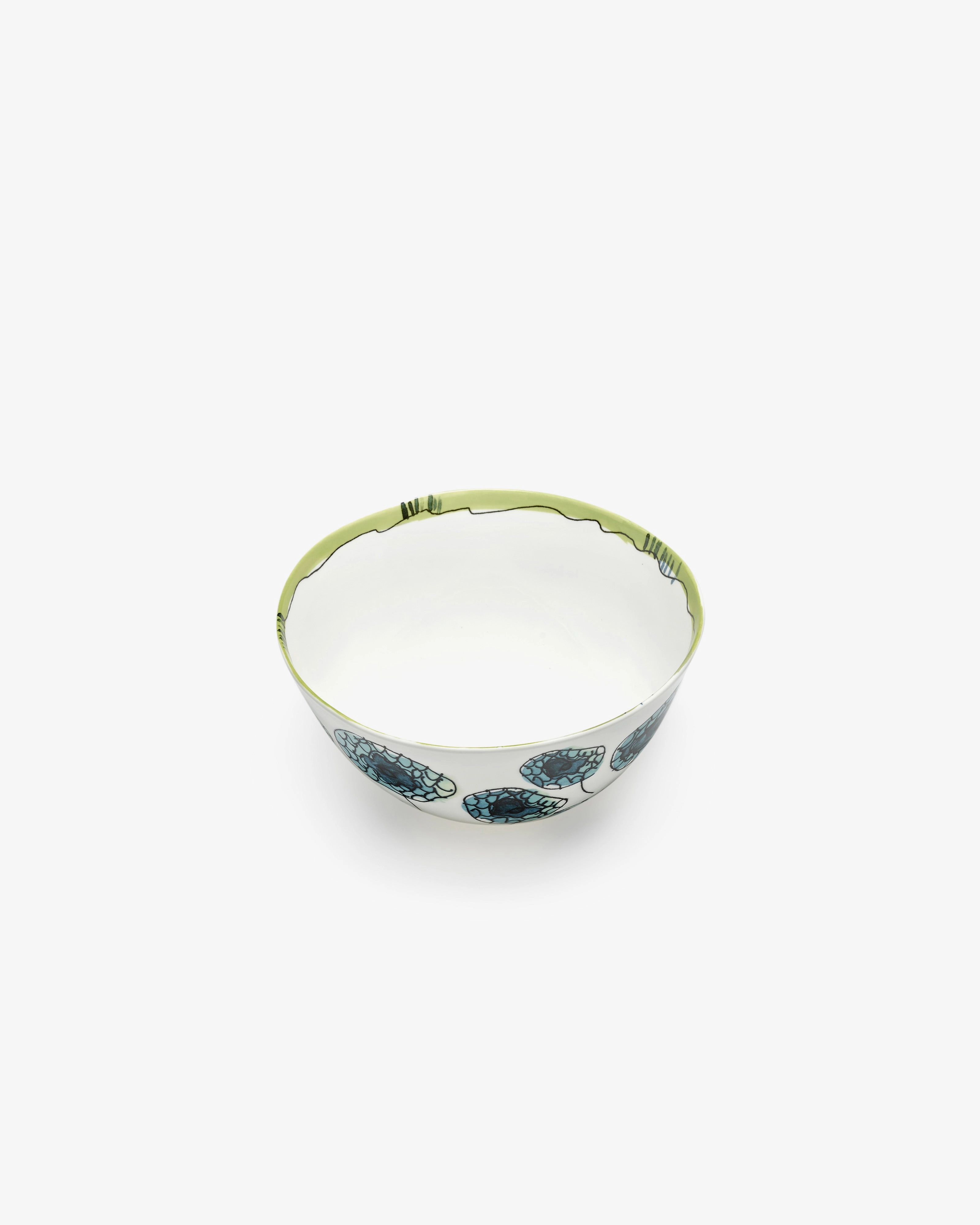 Bowl L Anemone vaniglia Midnight Flowers