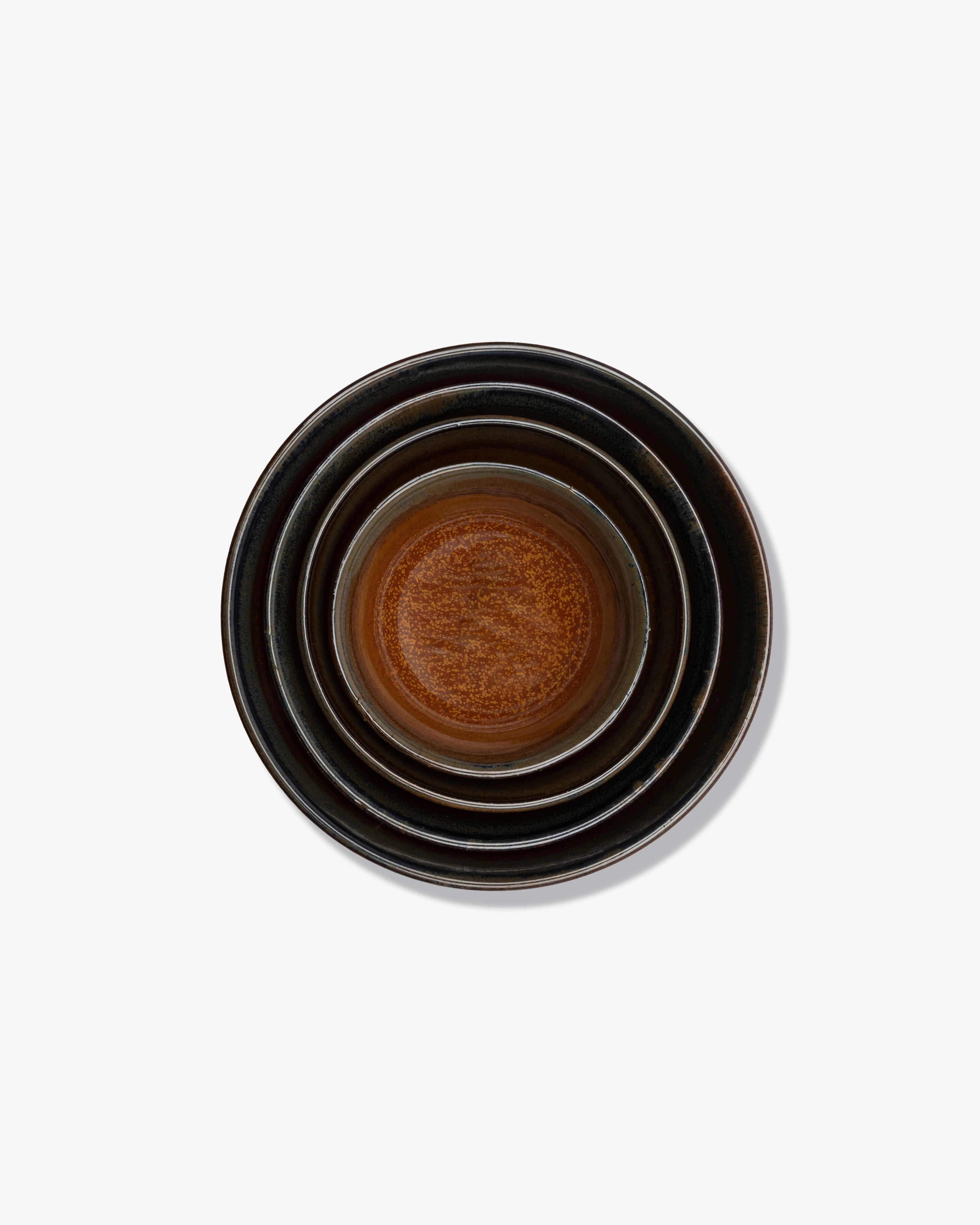 Bowl L rusty brown Surface