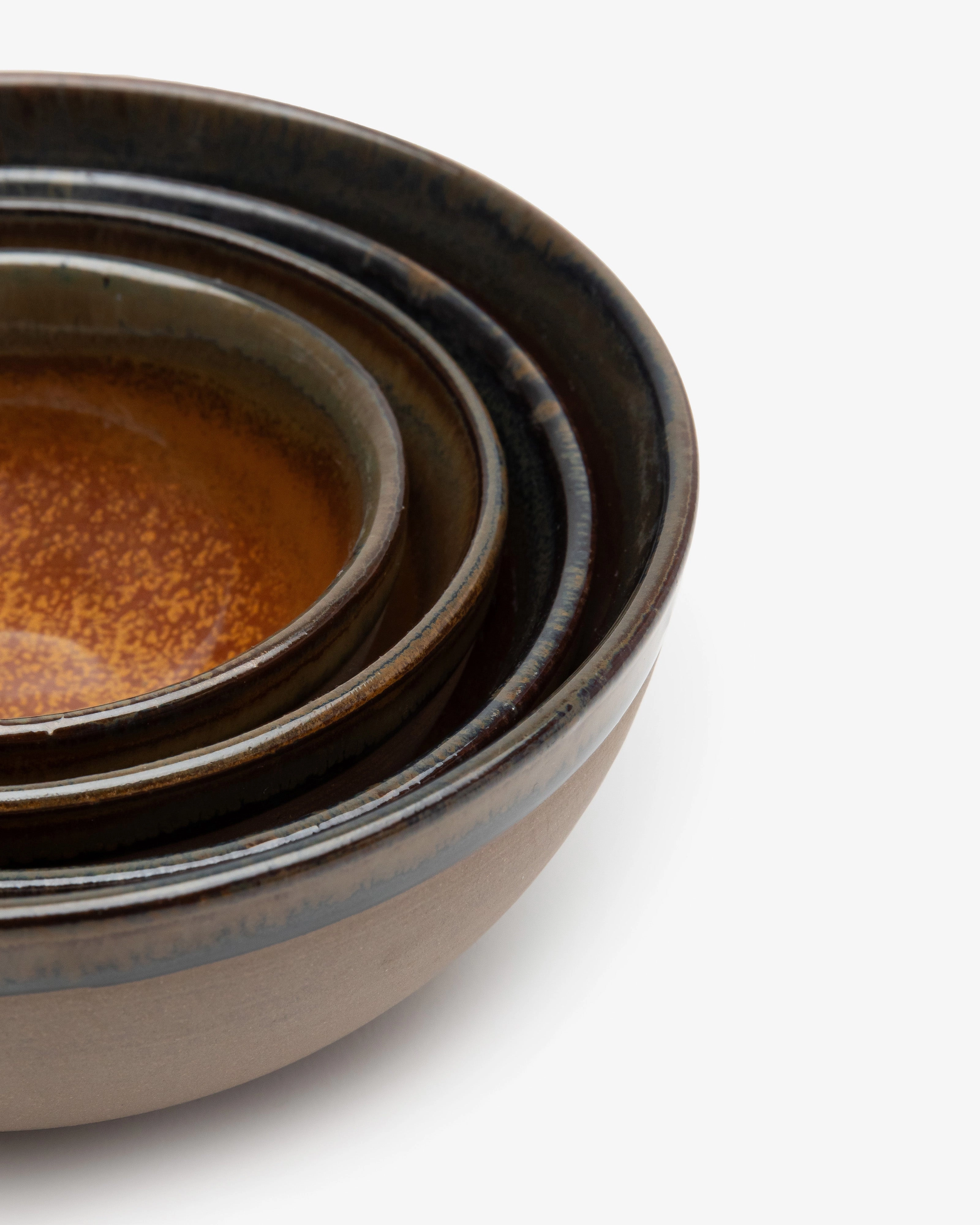 Bowl L rusty brown Surface