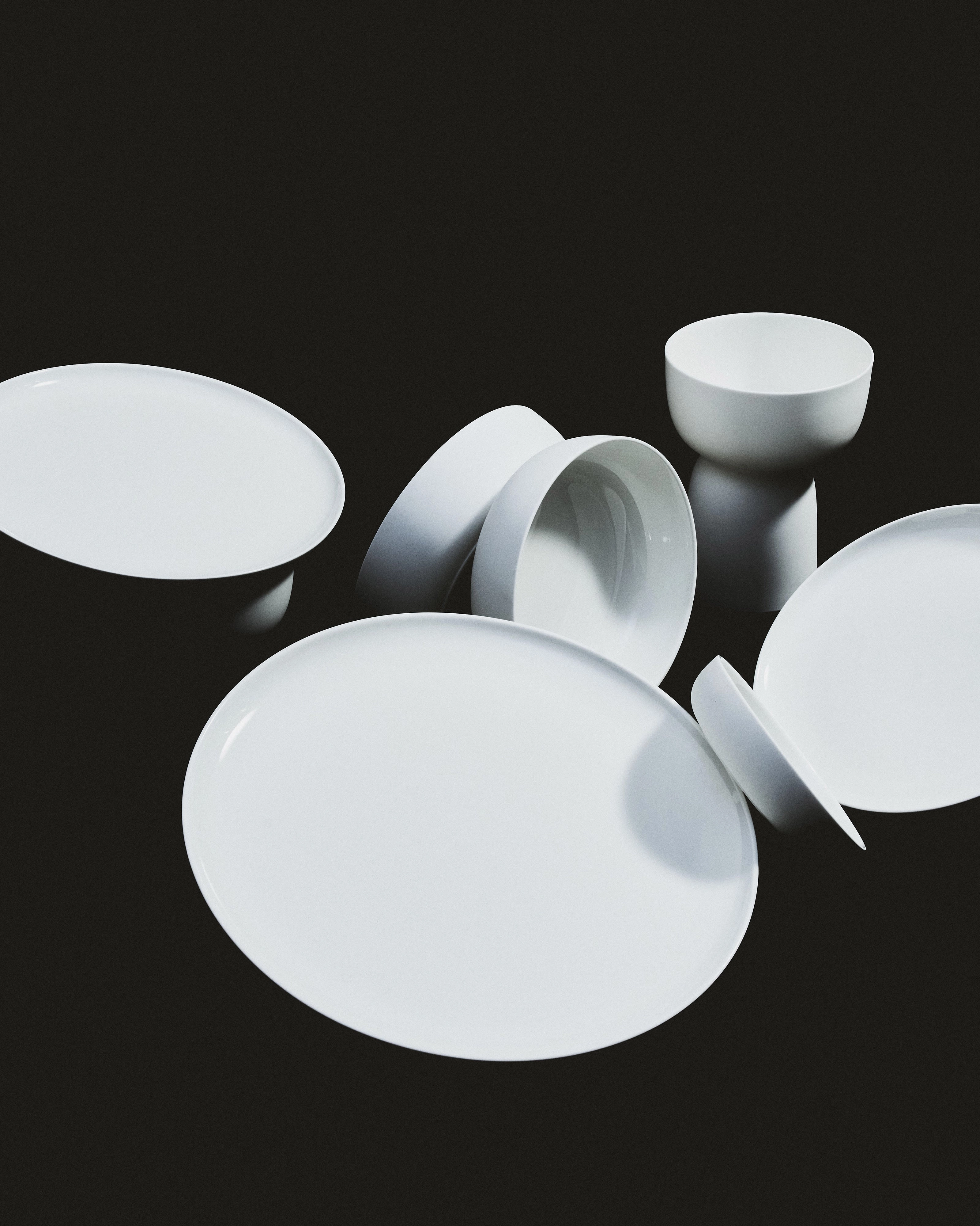 Bowl low M white Base