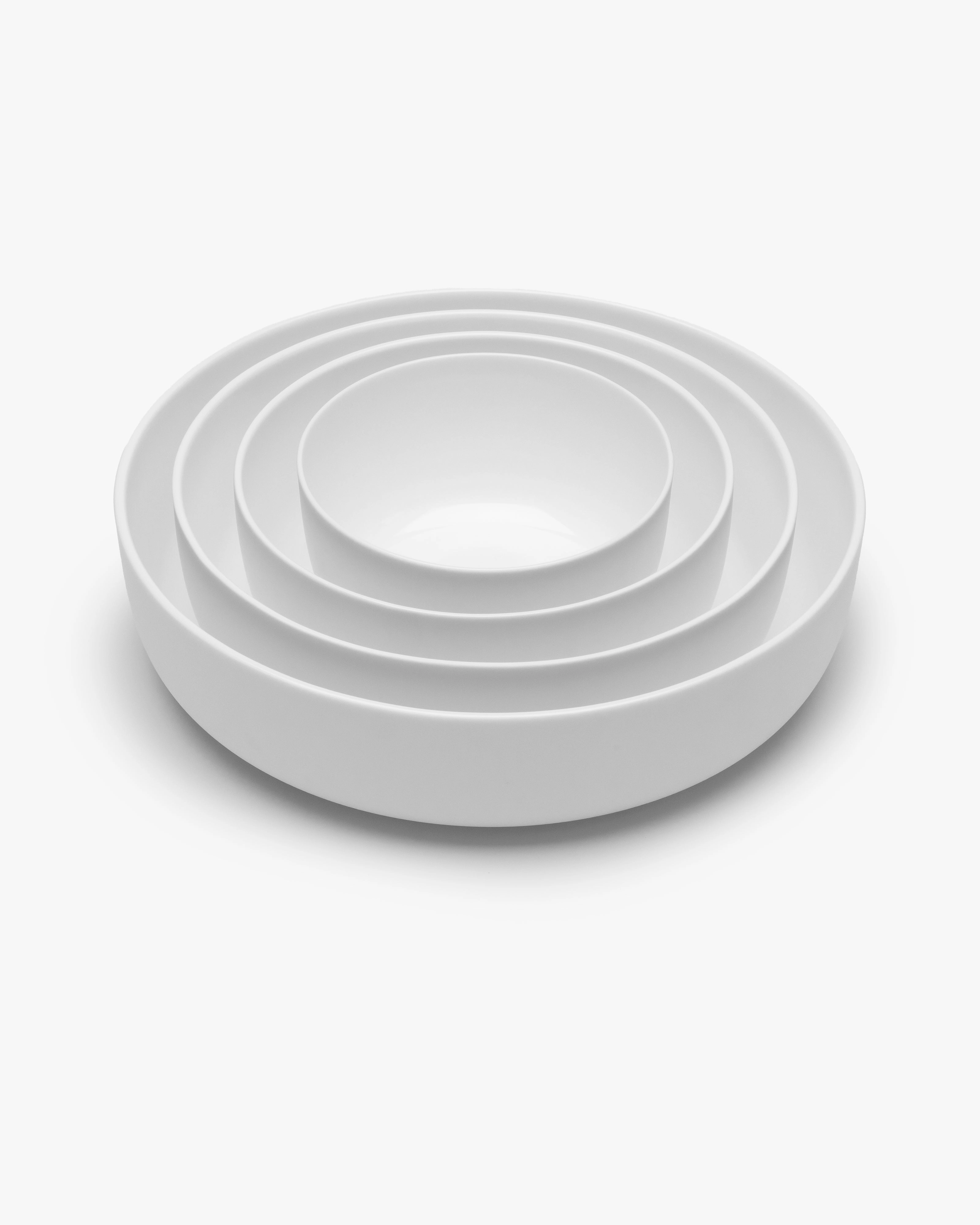Bowl low M white Base