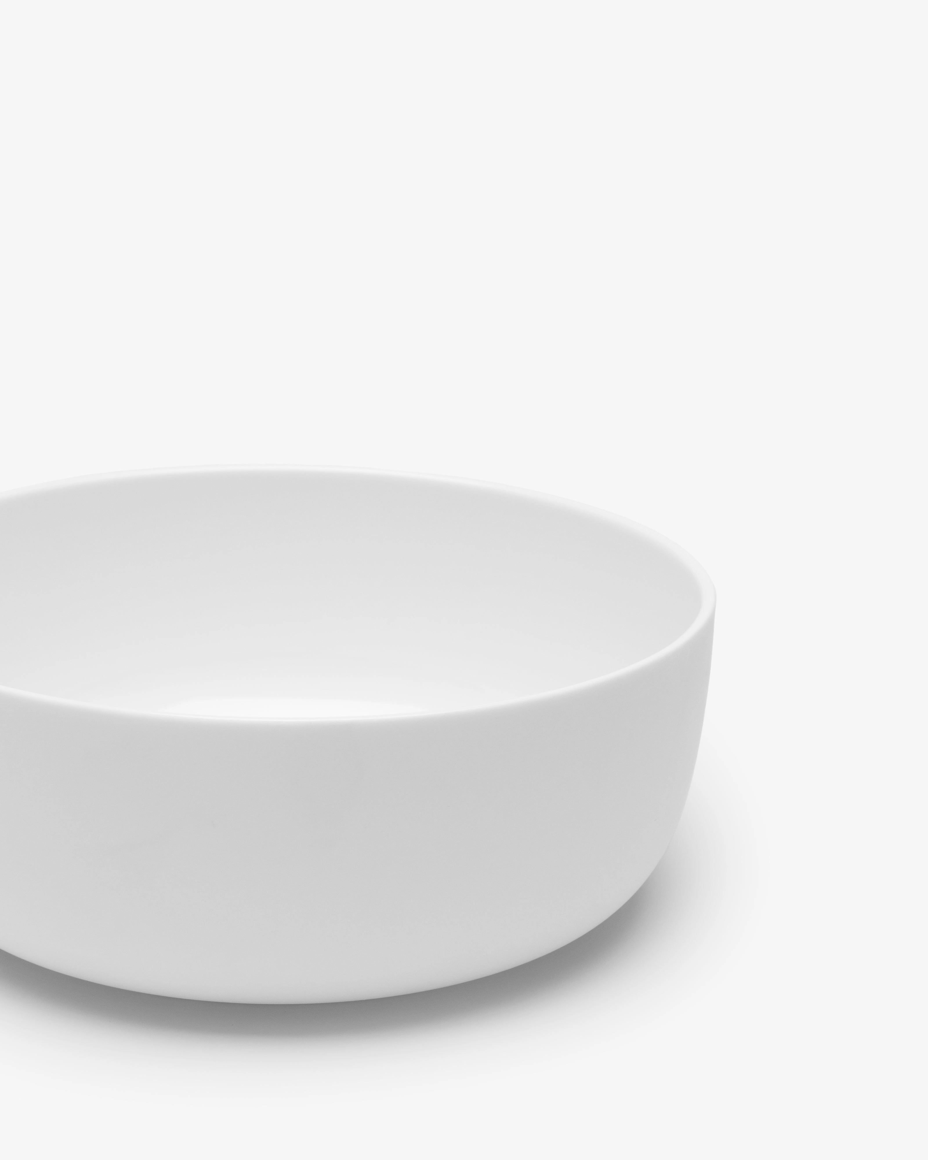 Bowl low M white Base