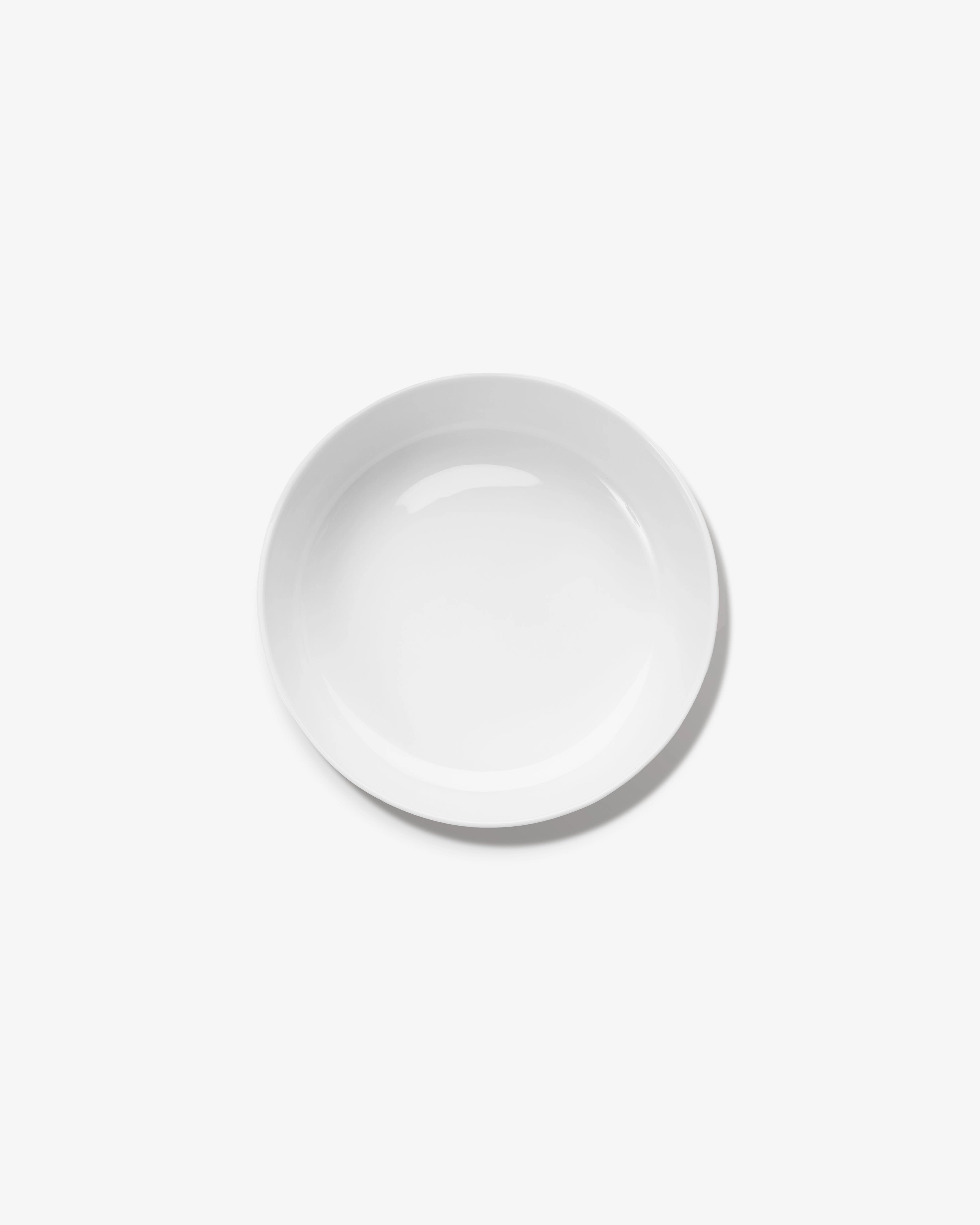 Bowl low XL white glazed Base