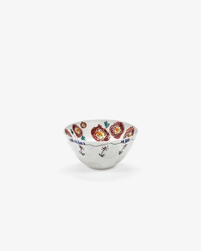 Bowl M Anemone milk Midnight Flowers