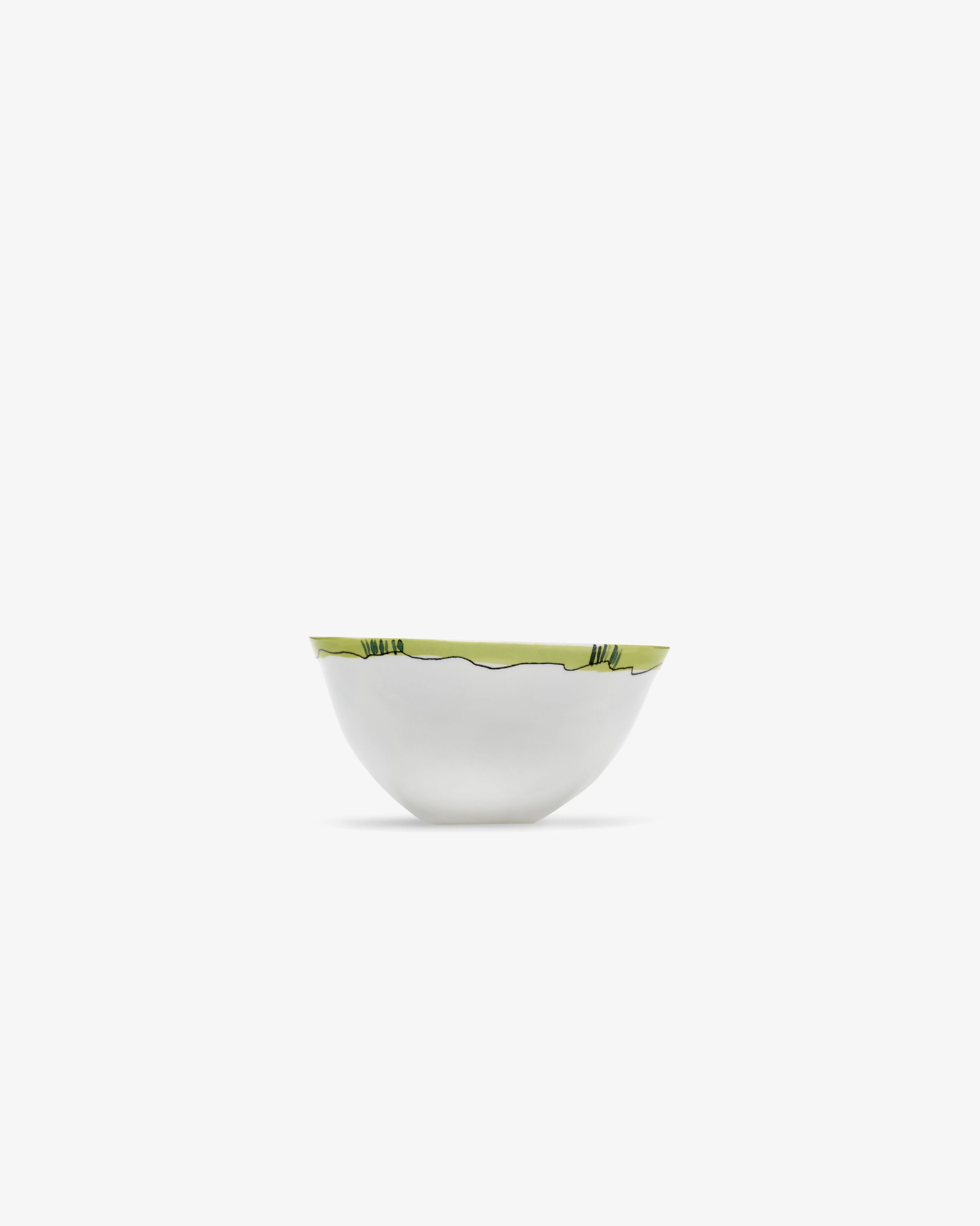 Bowl M Anemone vaniglia Midnight Flowers