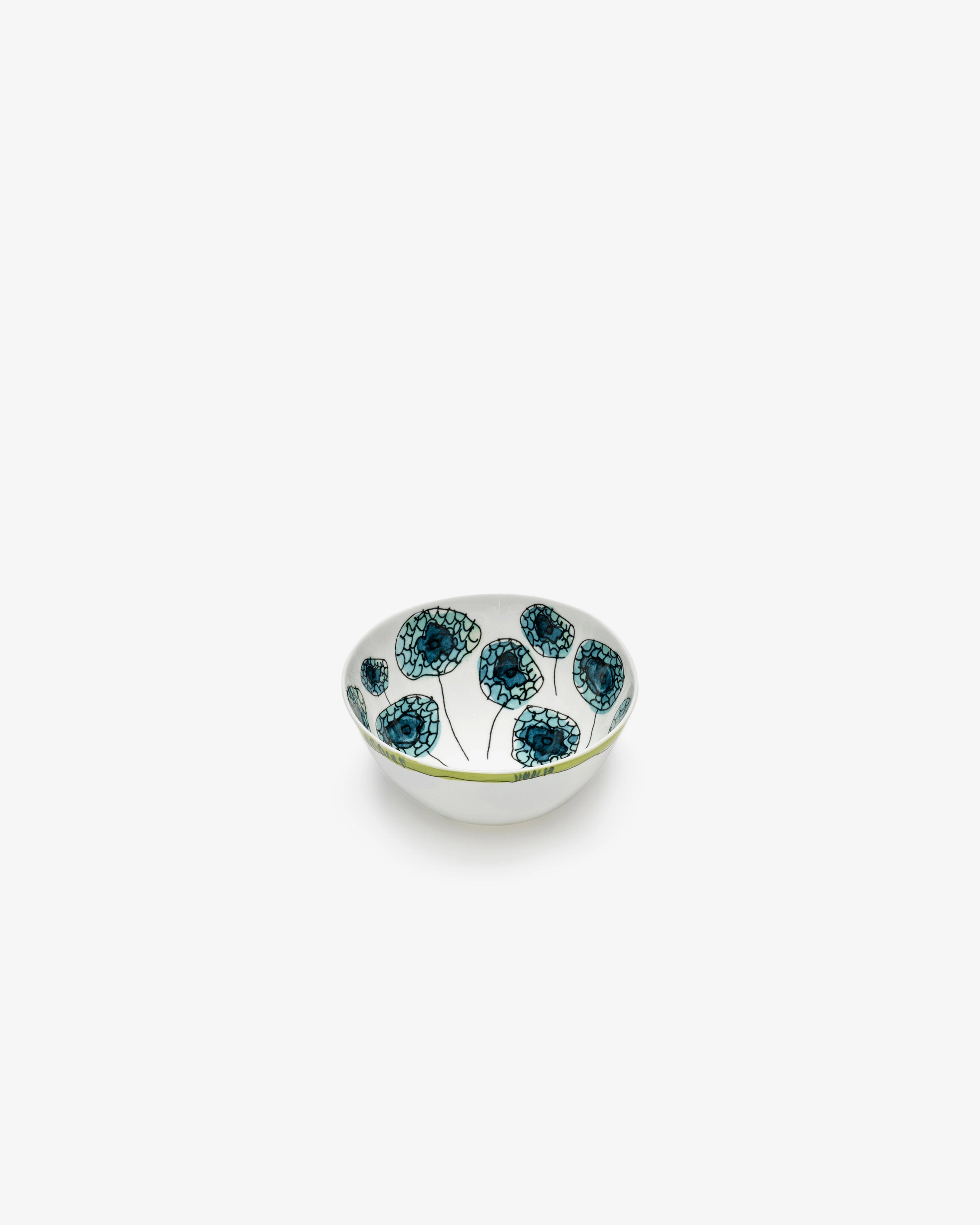 Bowl S Anemone vaniglia Midnight Flowers