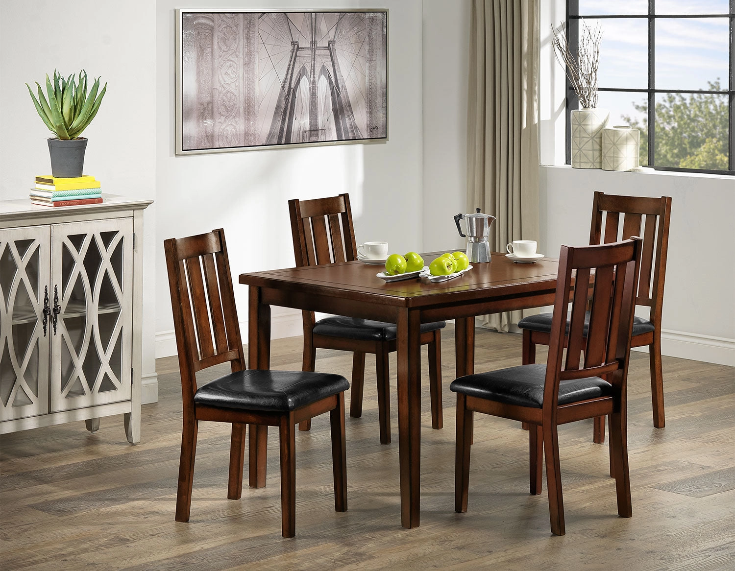 Boyd Side Chair - Dark Brown Cherry