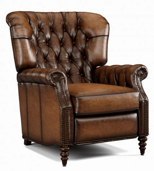 Brambleton Tufted Leather Recliner