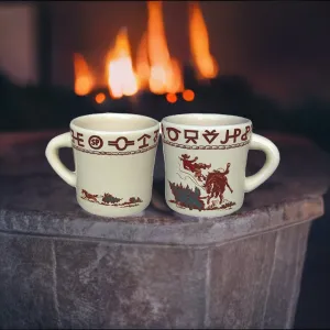 Branded Cowboy Christmas Western Coffee Mug toilet seat cover, slow close seat
