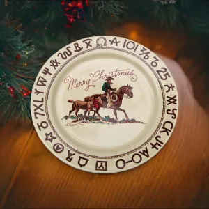 Branded Cowboy Christmas Western Dinner Plate toilet seat cover, slow close seat