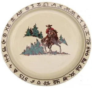Branded Cowboy Christmas Western Serving Plate toilet seat cover, slow close seat
