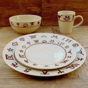 Branded Western Dishes - Individual Sets toilet seat cover, slow close seat