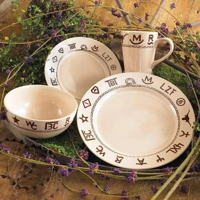 Branded Western Serving Platter - Steak Plate