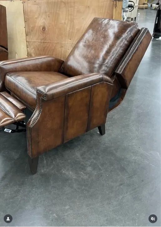 Brando Saddle Leather Recliner