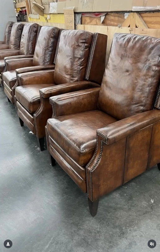 Brando Saddle Leather Recliner