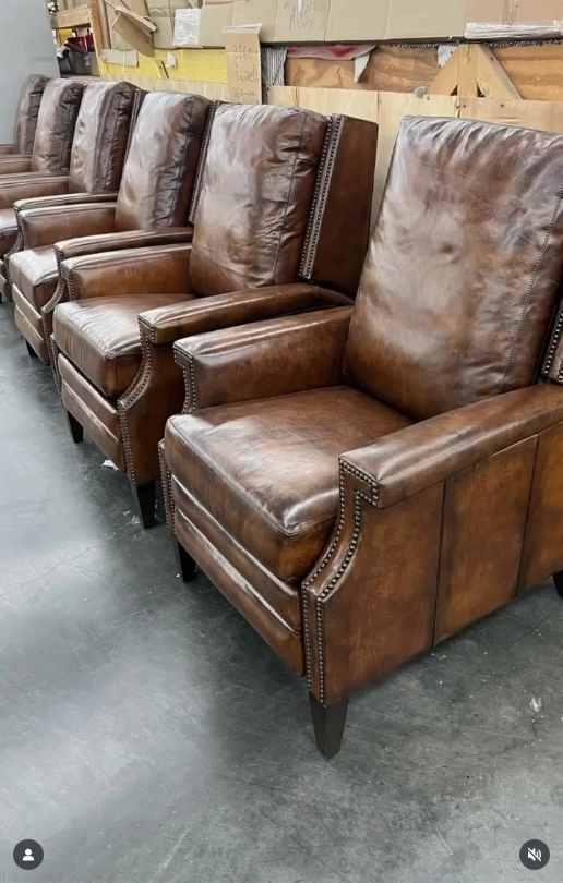 Brando Saddle Leather Recliner
