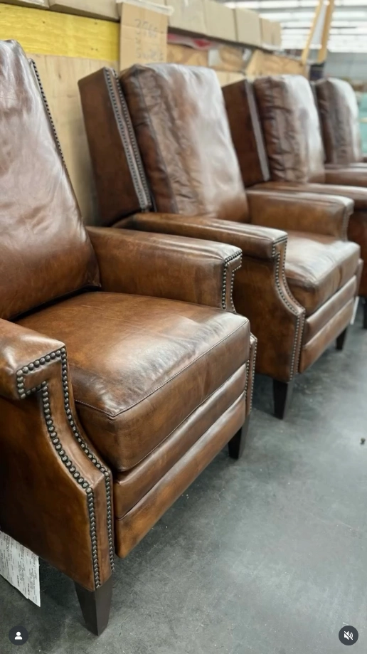 Brando Saddle Leather Recliner
