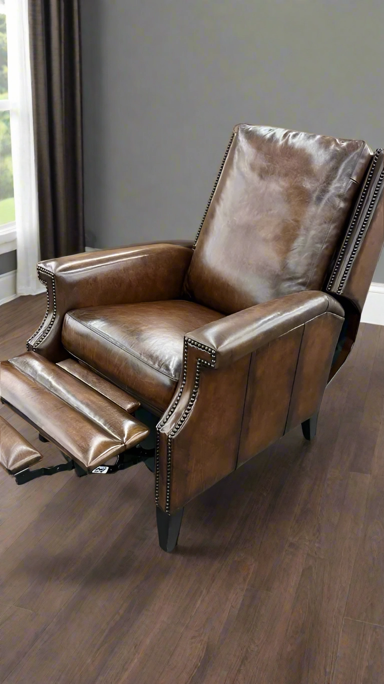 Brando Saddle Leather Recliner
