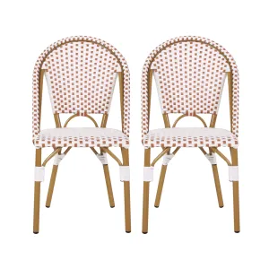 Brandy Outdoor French Bistro Chair, Set of 2 chandelier, pendant light