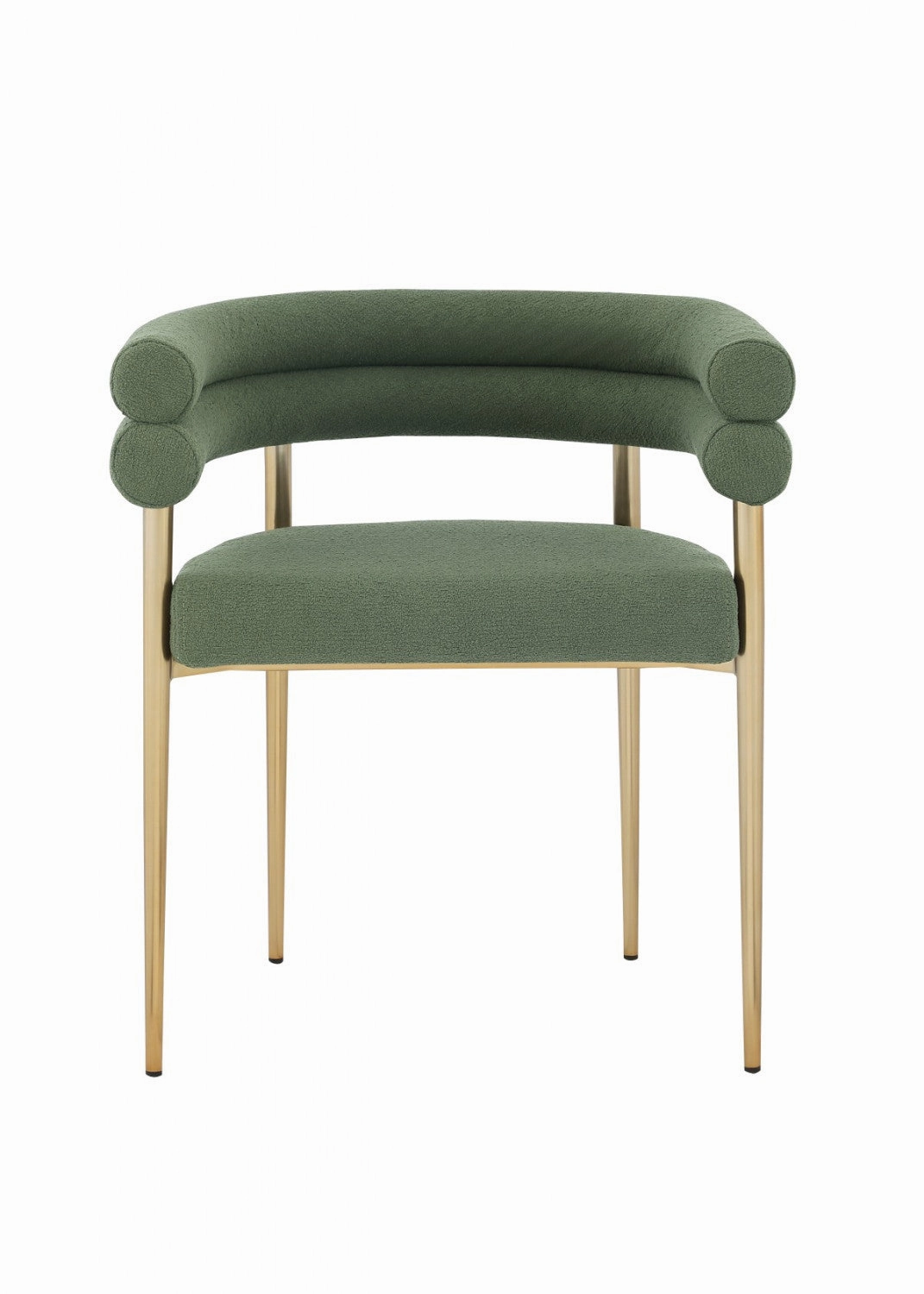 Brantley Dining Chair - Green/Gold - Set of Two