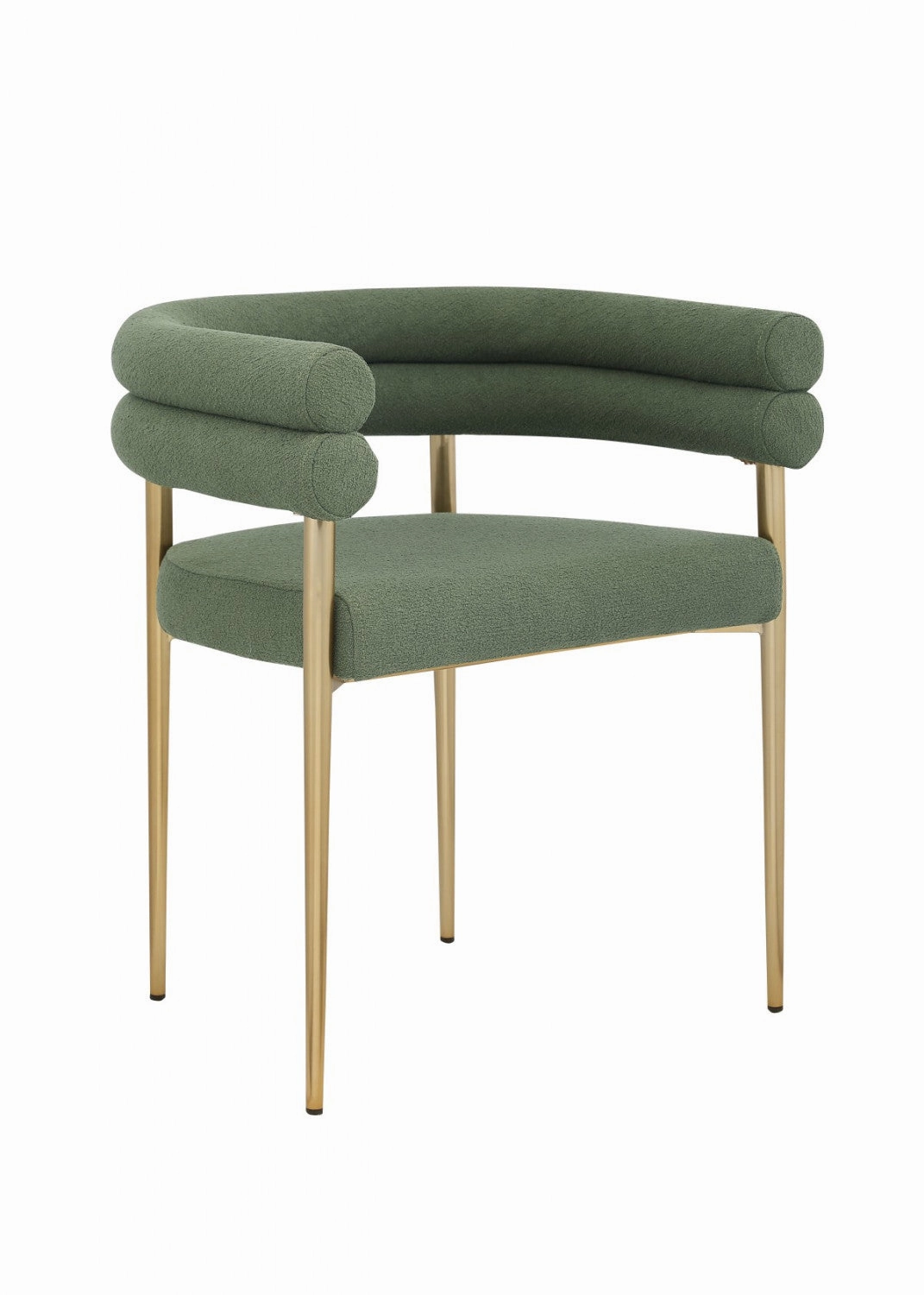 Brantley Dining Chair - Green/Gold - Set of Two