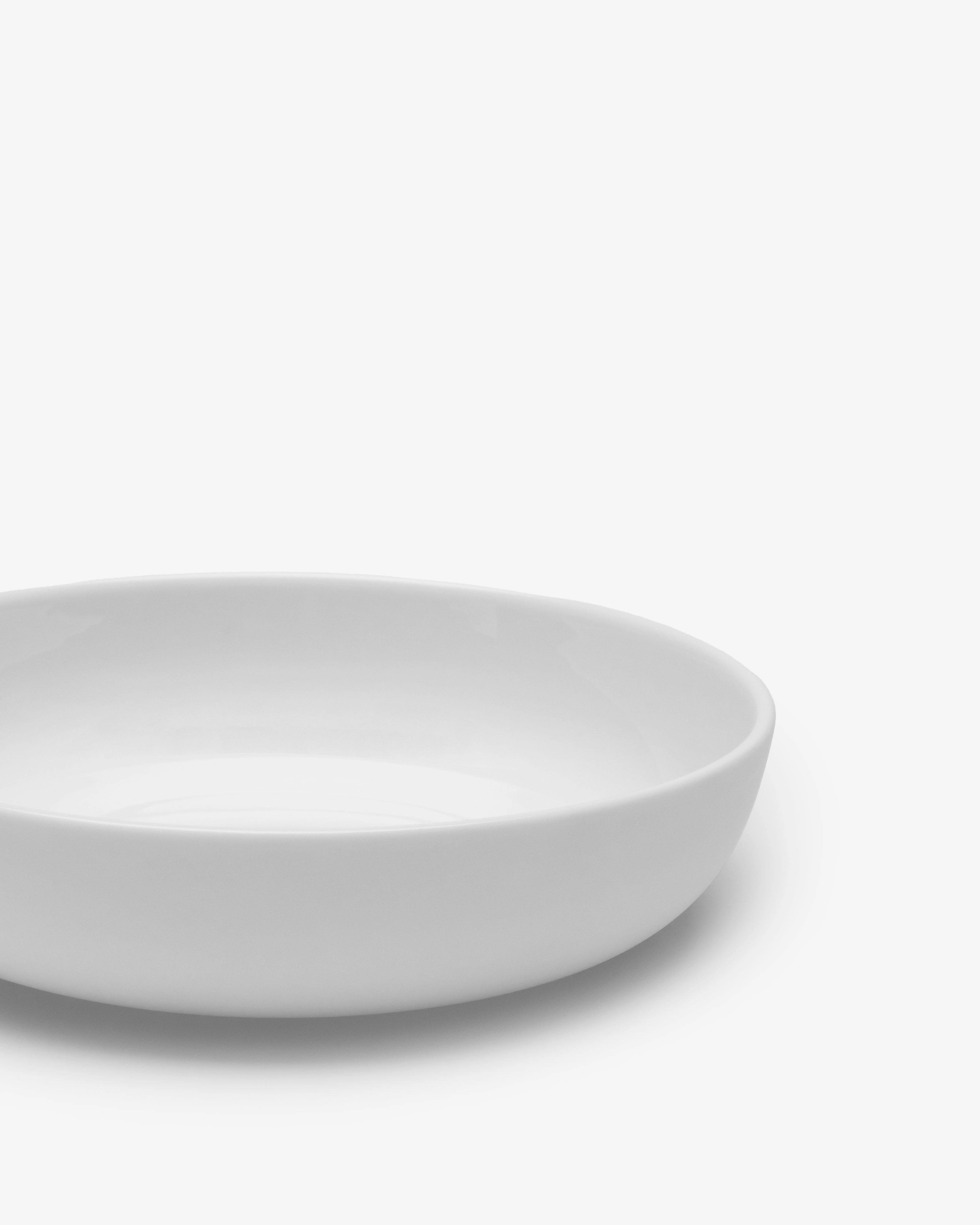 Bread plate high white Base