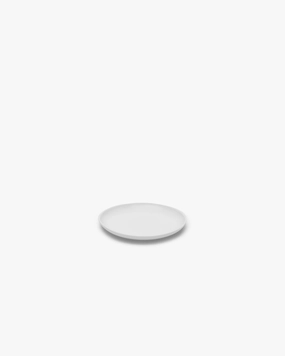 Bread plate low white Base
