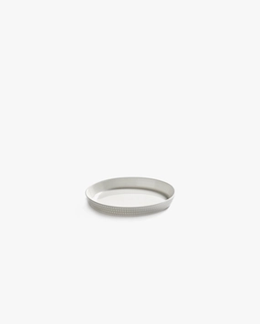 Bread plate raised edge white Nido