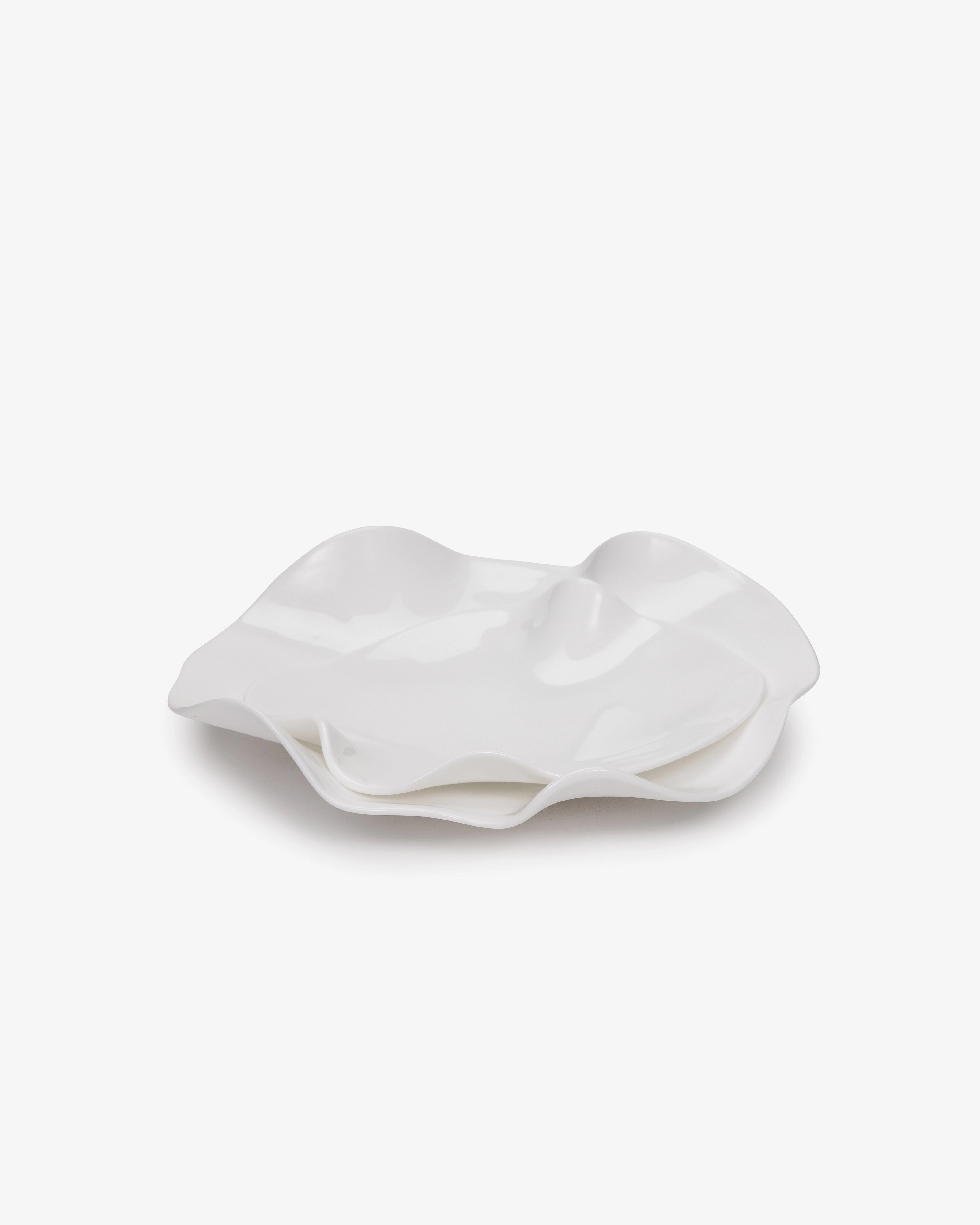 Bread plate Sara III round white Perfect Imperfection