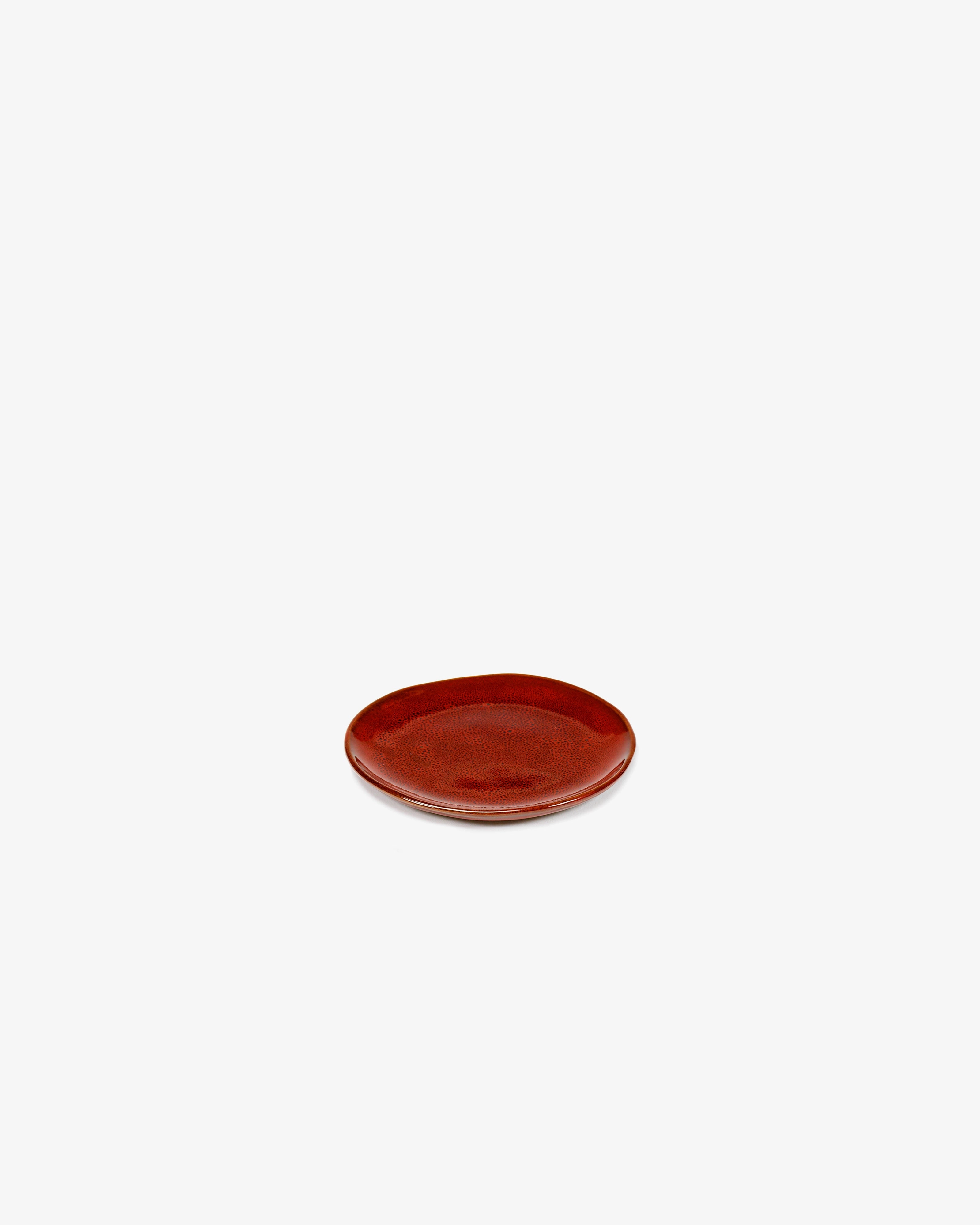 Bread plate venetian red La Mre