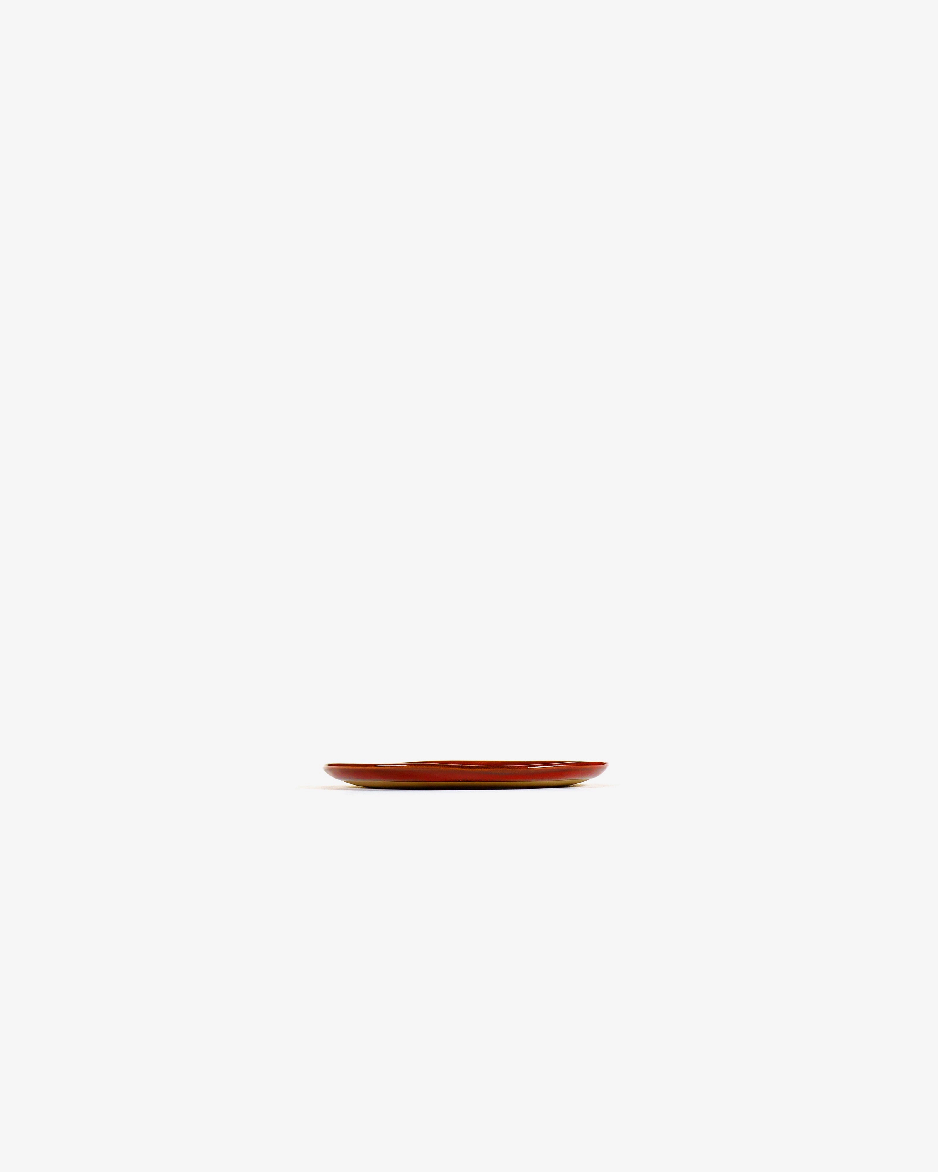 Bread plate venetian red La Mre