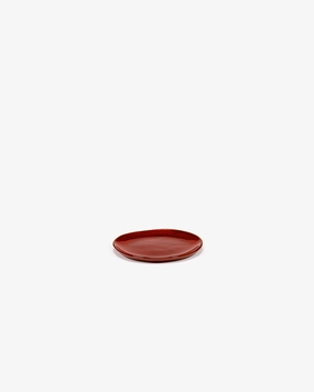 Bread plate venetian red La Mre