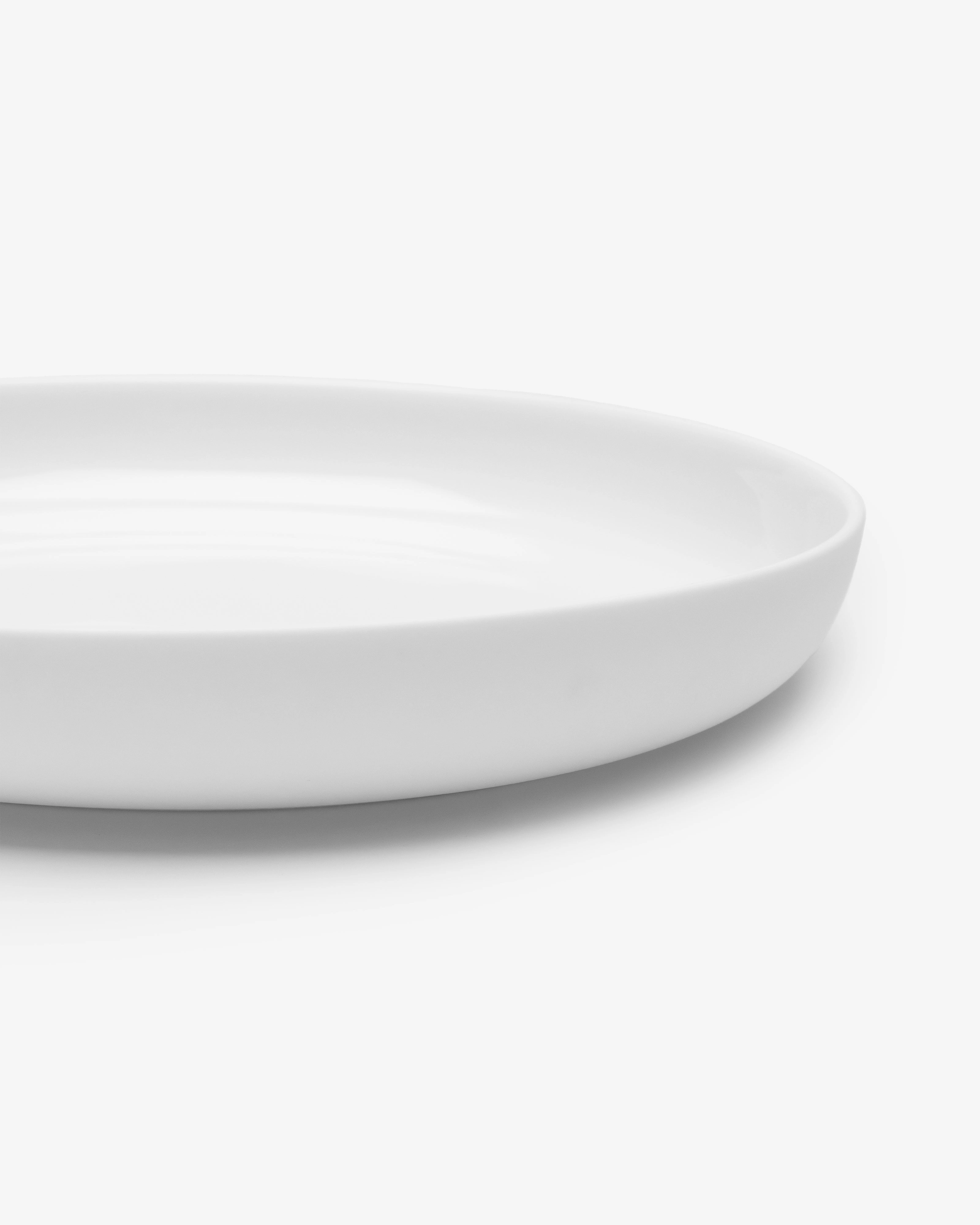 Breakfast plate high white Base