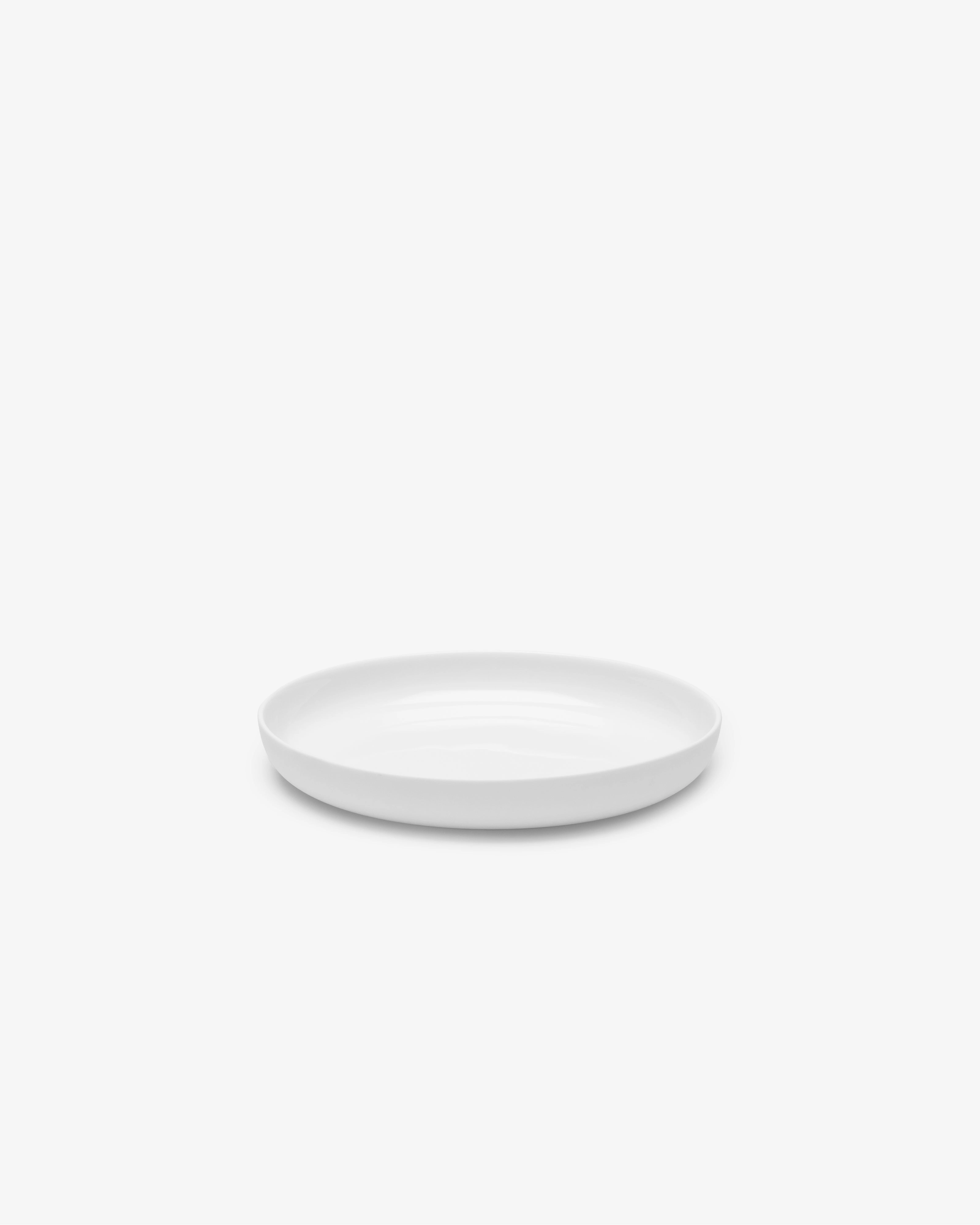 Breakfast plate high white Base
