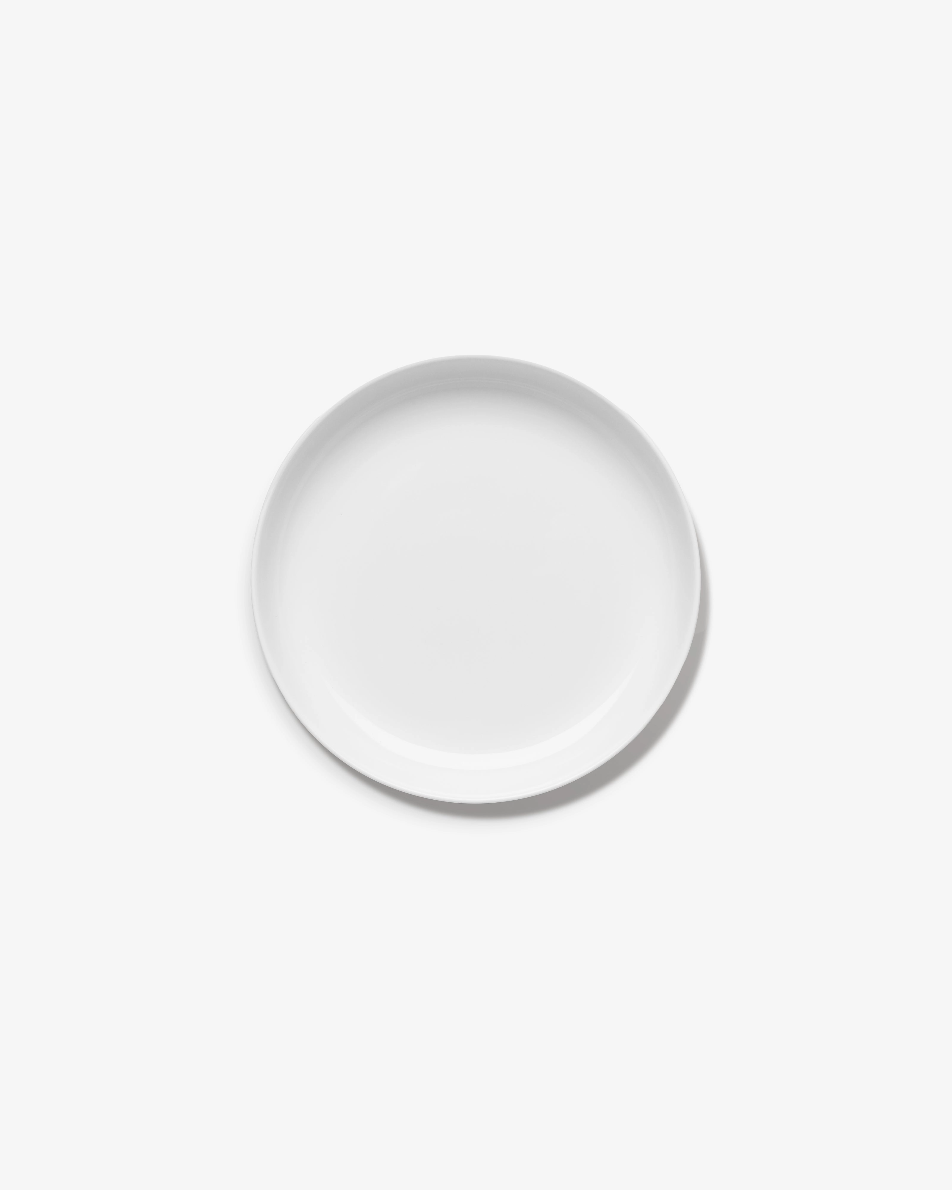 Breakfast plate high white Base