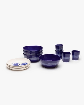 Breakfast Set 12 pieces blue feast