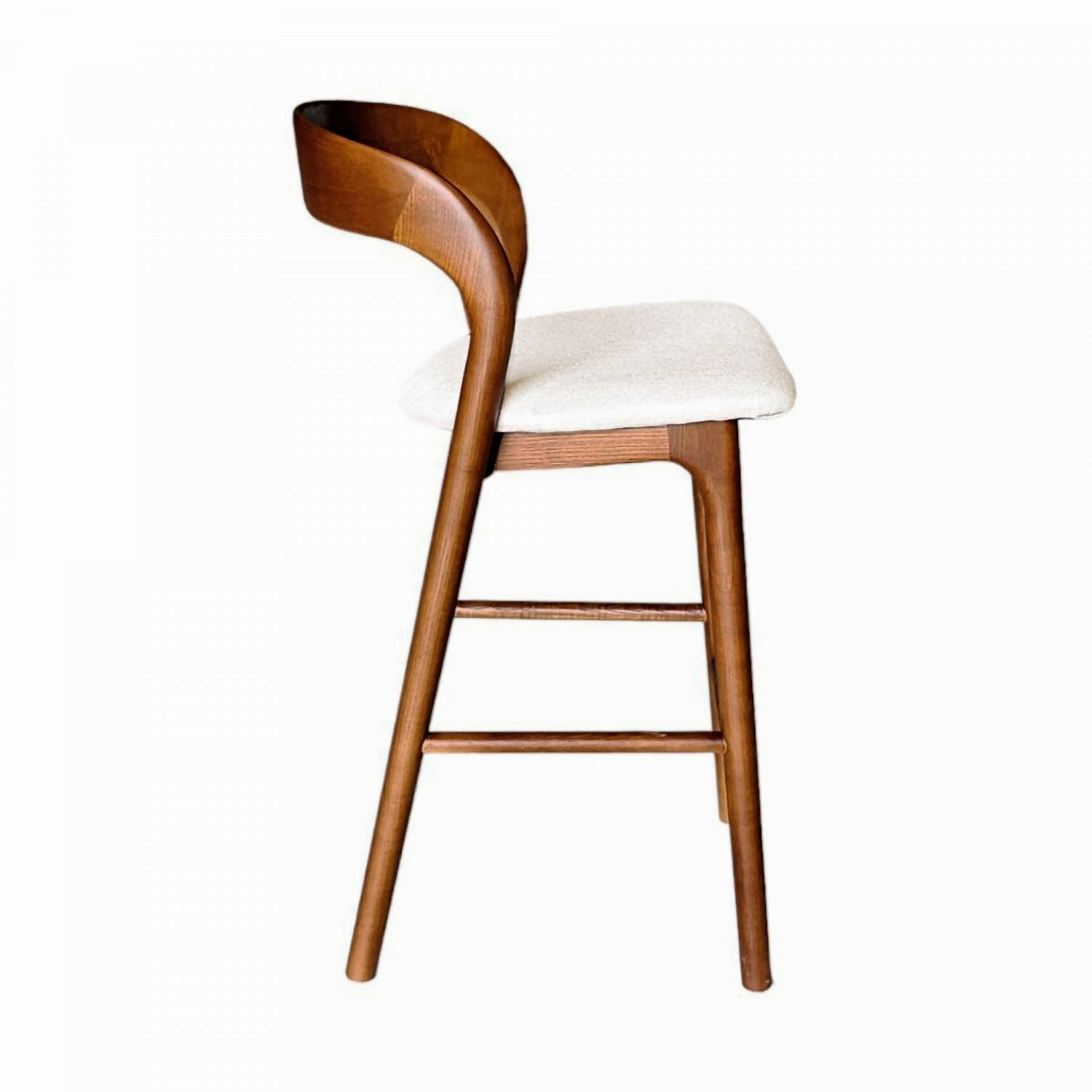 Brivonne Counter Stool - Walnut Frame