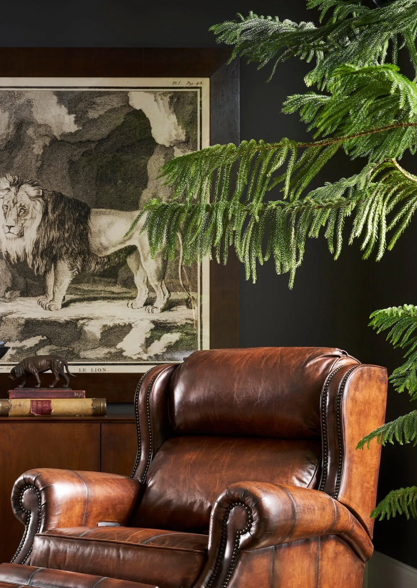Bronc Western Leather Recliner