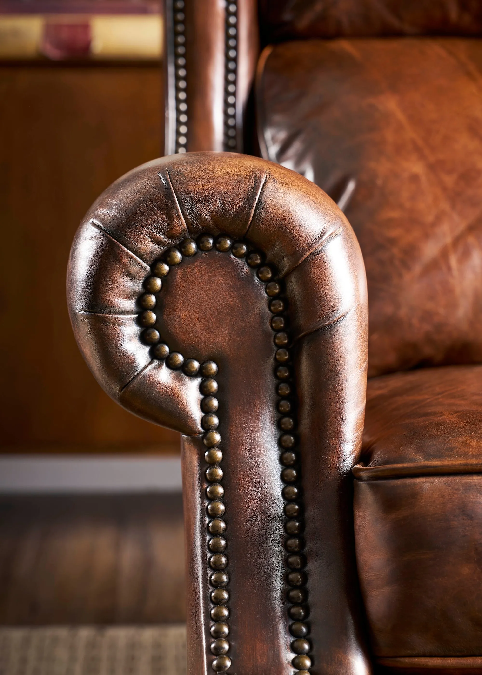 Bronc Western Leather Recliner