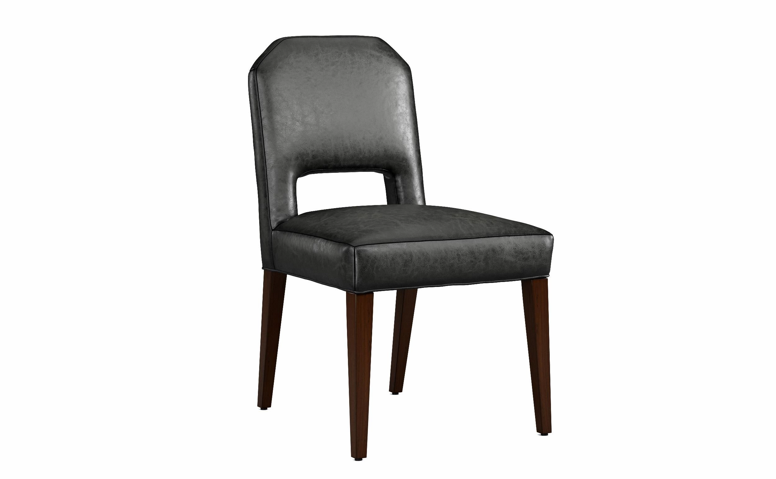 Brookes Luxury Leather Side Chair