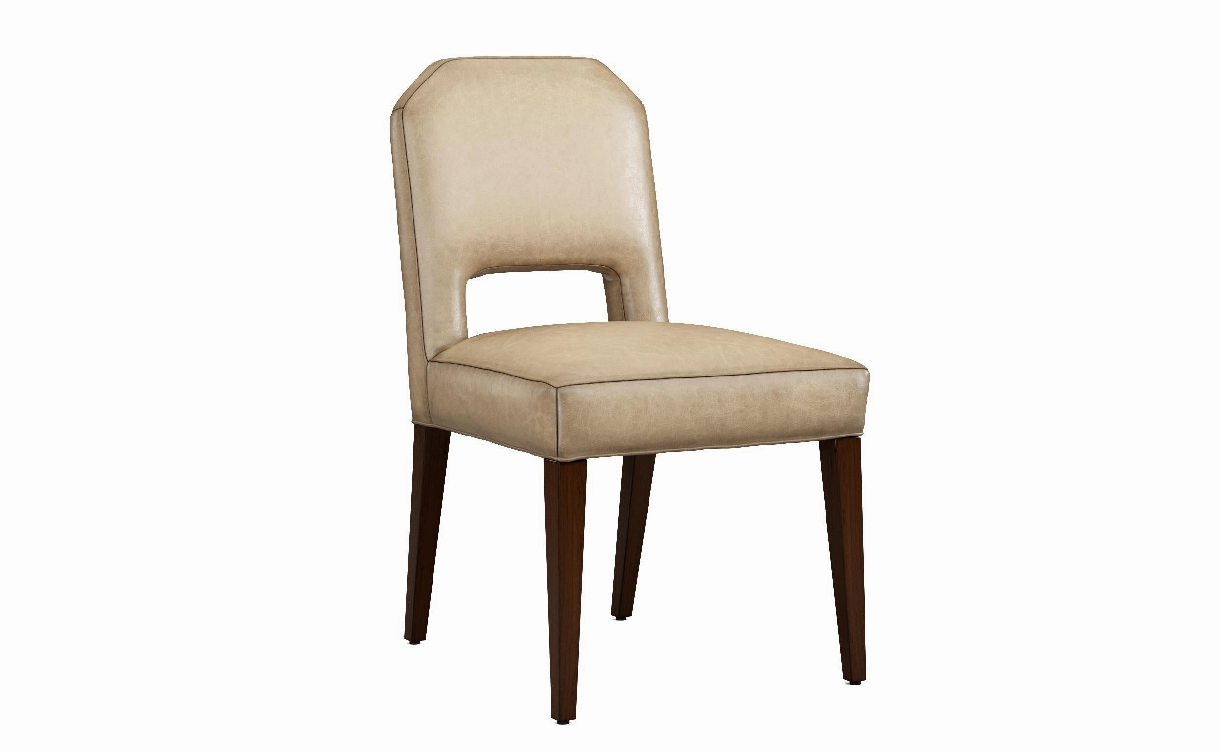 Brookes Luxury Leather Side Chair
