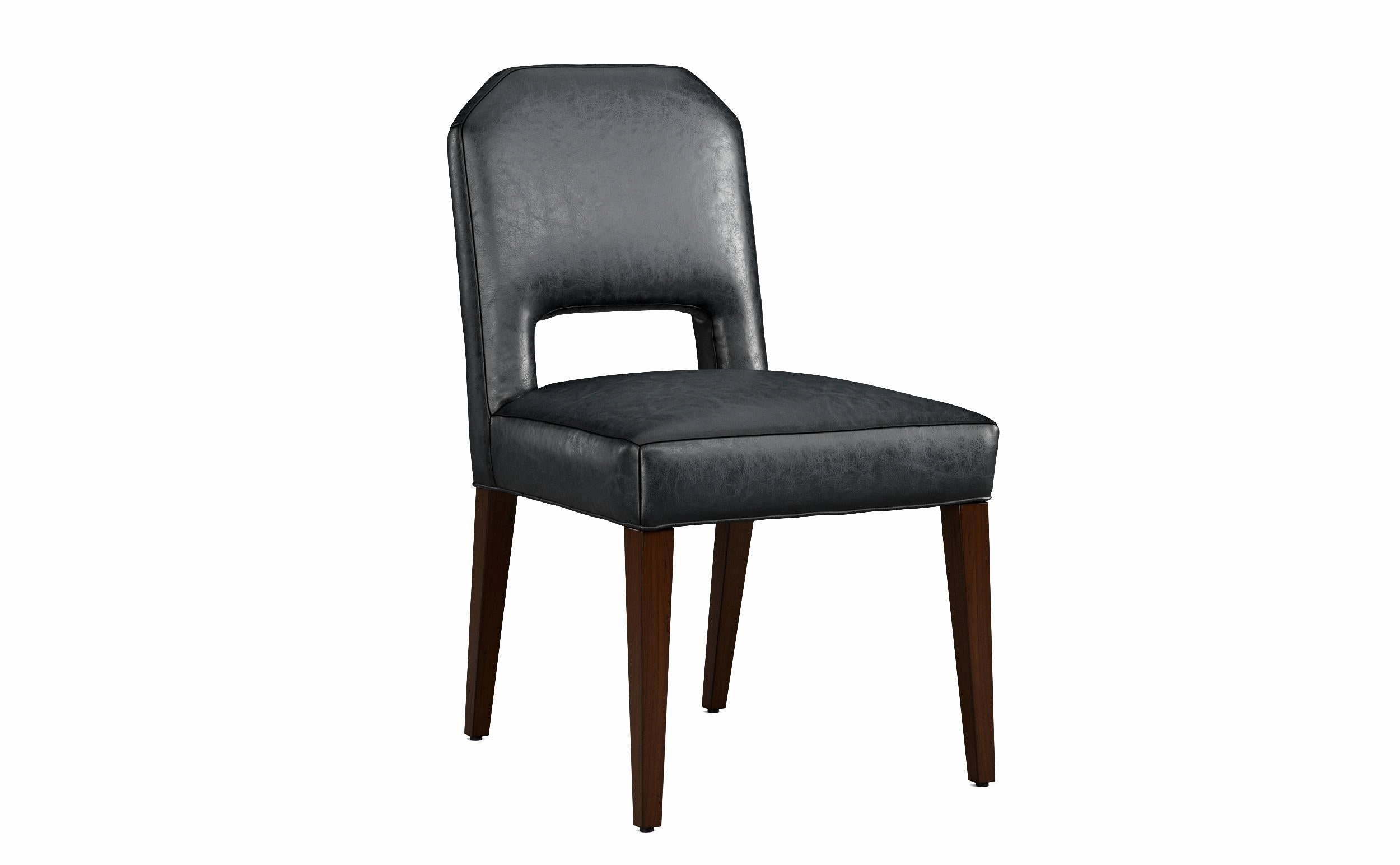 Brookes Luxury Leather Side Chair