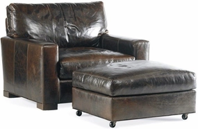 Brooks Leather Chair vanity mirror, wall mirror