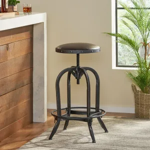 Brown Convex Swivel Adjustable Bar Stool - NH340592 bar stool, counter stool